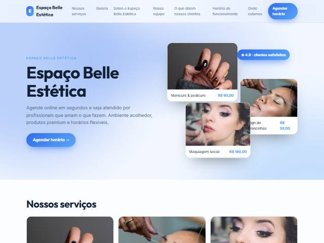 Modelo Flutuante Céu
